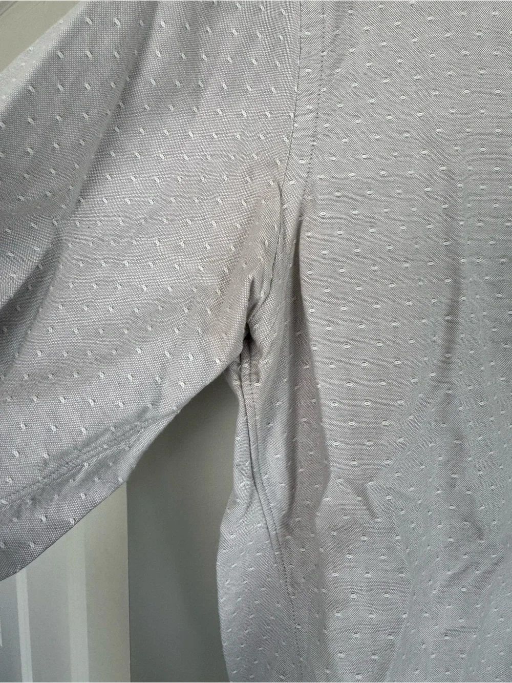 J. Crew Men’s Light Gray Button-Down Shirt